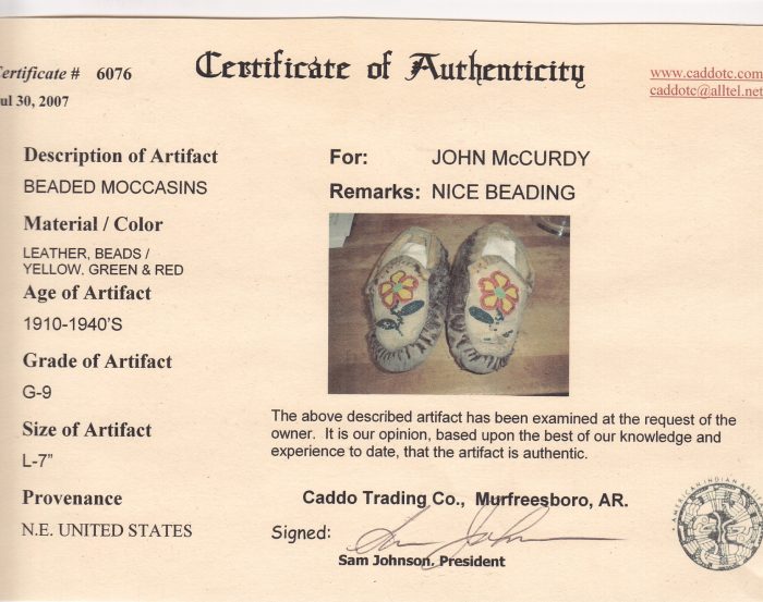 Beaded Moccasins