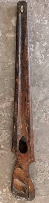 Wooden Atlatl - Eskimo Culture - St. Lawrence Island