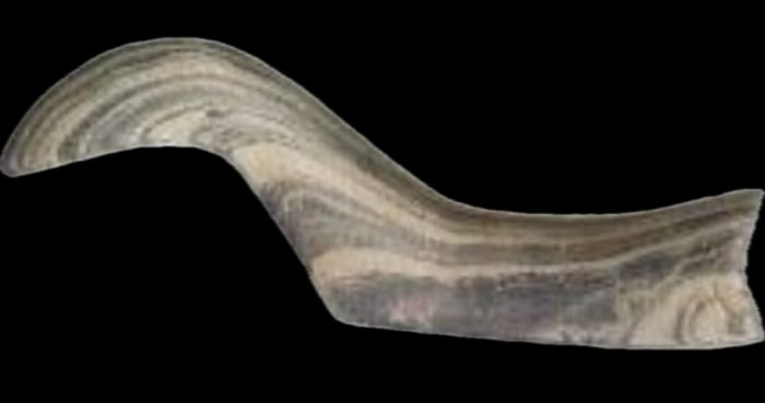 Large Banded Slate Ohio Birdstone