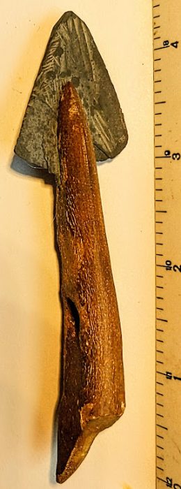 Eskimo Harpoon Head with Slate Point - Alaska
