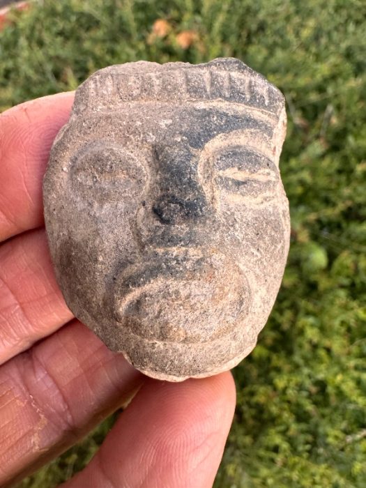 Pre-Columbian Pottery Head