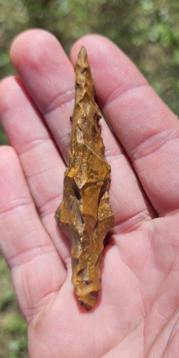 Rare Tri-Sided Point